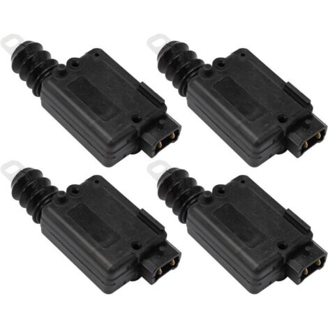 4 × Moteur Centralisation de Porte ou Coffre pour Clio 2 Duster Logan Sandero, Actionneur de Verrouillage Central pour Megane Scénic Trafic Twingo Espace Kangoo Master 2 7701039565 TRIMEC