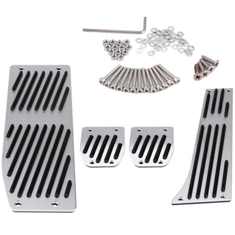 Eosnow Repose-pieds de frein et d'embrayage de Transmission manuelle de voiture, 4 pièces, coussinet de pédale pour série 1 3 5 7 X1 E30 E32 (1/4)