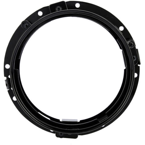 Eosnow Support de montage d'anneau rond de phare de voiture de 7 pouces pour Jeep Wrangler (noir)