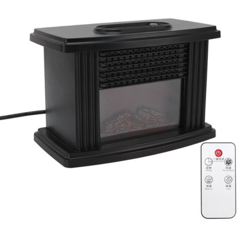Chauffage de cheminée électrique, petit et Mini, silencieux, élégant, pour bureau, chambres à coucher, bureaux (1/4)