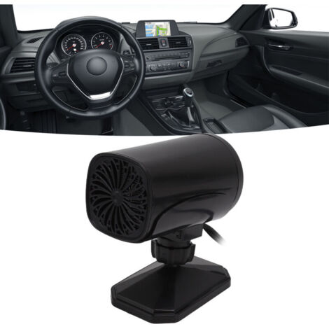 Ventilateur de chauffage de voiture 2 en 1, ventilateur de refroidissement, dégivreur de pare-brise Portable, désembueur, noir, 12V (1/4)