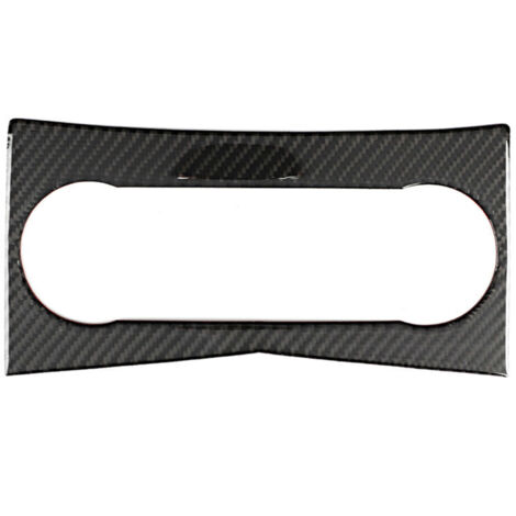 Eosnow Garniture de couverture de panneau de climatisation de voiture en Fiber de carbone adaptée à la classe Mercedesbenz W204 C 20072012