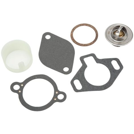 Eosnow,Kit de thermostat 807252Q5 Remplacement pour MerCruiser avec manchon 160° 4.3L 5.0L 5.7L 7.4L 8.2L 1987 Up (1/4)