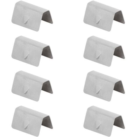 Eosnow Clips de retenue de fixation en acier inoxydable, 8 pièces, canal de déflecteur de pluie et de vent pour voiture, adaptés à HEKO G3