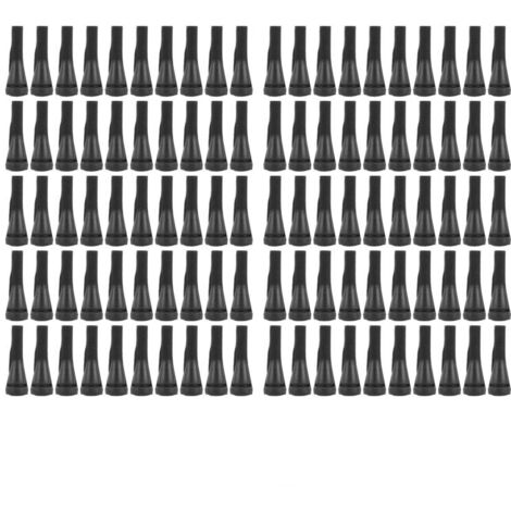 Eosnow 100PCS Volaille Plucker Machine Picker Caoutchouc pilation Bton Remplacement pour Canards Poulet OiesNoir