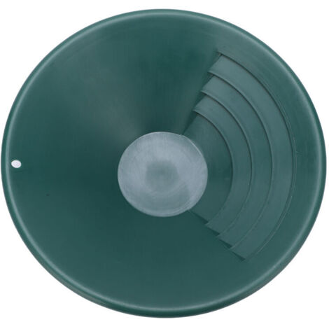 Poêle à panoramique dorée de 260 mm, classificateur de tamisage en ABS, accessoire de plateau de tamis de lavage, vert (1/4)