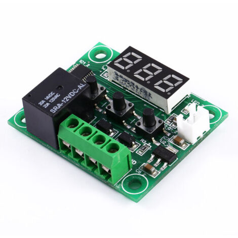 Eosnow Contrôleur de température numérique, module de thermostat de haute précision, indicateur LED léger avec capteur pour équipement d'automatisation, appareils électroménagers (1/4)