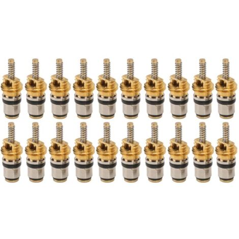 Eosnow 20pcs Tic de noyau de soupape à haute pression pour la plupart des pneus de climatisation de voiture automobile Remplacement de pneu Remplacement de Peugeot