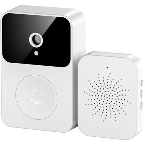 Eosnow X9 Smart Sonnette vidéo à distance sans fil avec caméra visuelle intelligente avec changement de voix HD Vision nocturne Partage d'applications pour la maison Capture automatique Stockage en nu (1/4)