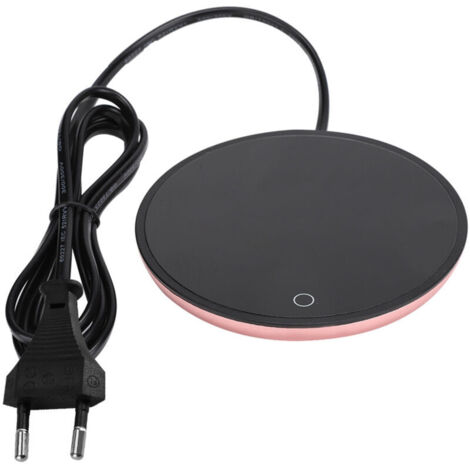 Eosnow Tapis de tasse chauffant électrique étanche tactile, coussin chaud pour café thé MilkGold EU 220V
