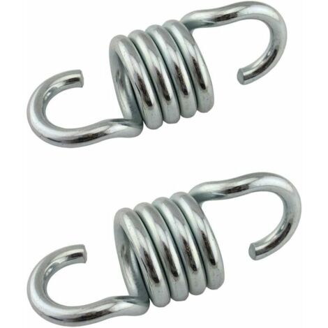 Lot de 2 ressorts de hamac en fer galvanisé antirouille pour chaises suspendues et balançoires de porche Capacité de poids 500 kg