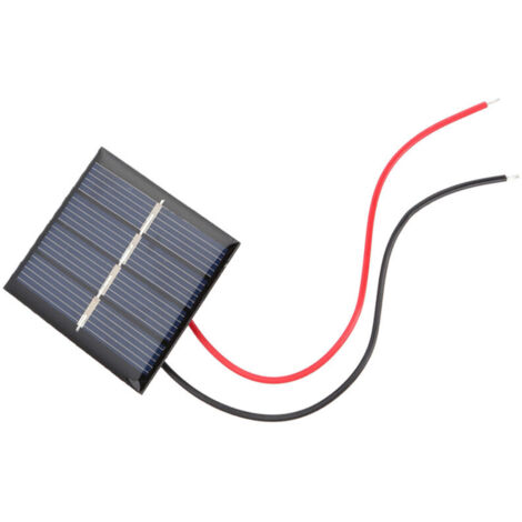 Eosnow Mini panneaux solaires polycristallins 0.36W 2V, 2 pièces, Kit de Clip de Module de chargeur de batterie à monter soi-même (1/4)