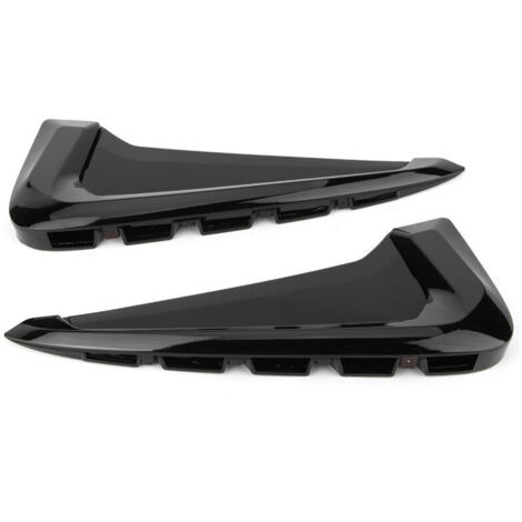 Eosnow Couvercle de ventilation latéral noir, 2 pièces, garniture de décoration, accessoires de voiture adaptés pour X5 F15 2014 – 2018 (1/4)