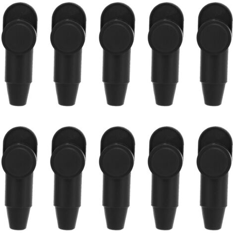 Eosnow Couvercles de bornes en Silicone, 10 pièces, protègent la batterie à usages multiples, utilisation facile, couvercle d'extrémité R plus sûr pour les démarreurs d'alternateurs