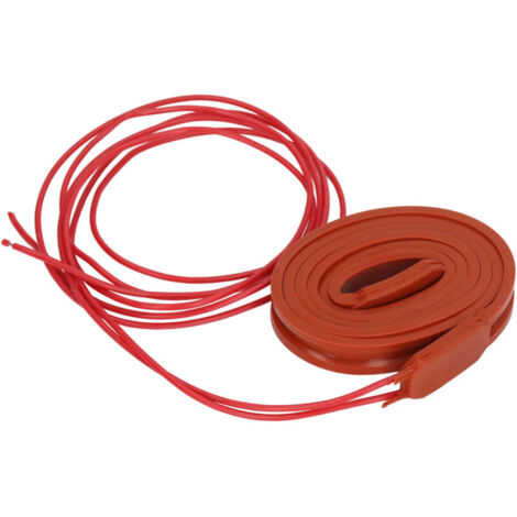 Eosnow Ceinture de chauffage en silicone 80W étanche du chauffage flexible enveloppe de température auto-maîtrise du réchauffement DC24V (1/4)