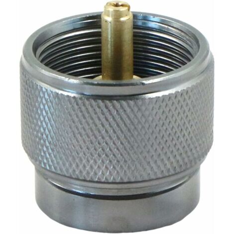 Petit Connecteur Gaz Extérieure Poêle - Adaptateur de Bouteille de Gaz de Camping Conversion Tête De Buse Rechaud de Cartouche de Vanne pour cuisinière à gaz, Réchaud de Camping