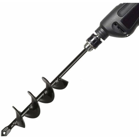 Memkey – Mèche pour tarière 4x22cm – Acier de première qualité – Pour sols cultivés et terrains rocheux – Compatible perceuses 3/8' et 18V