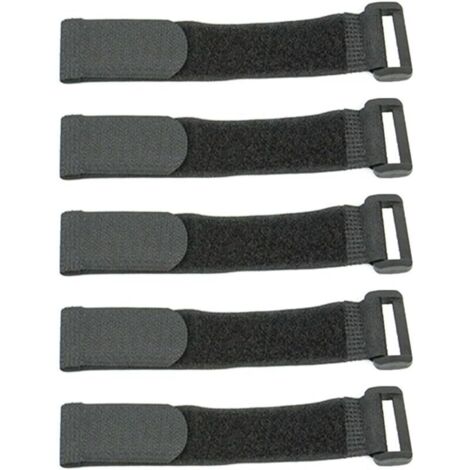 Lot de 5 sangles de fixation pratiques pour guidon de vélo avec crochets et sangles à boucle, accessoires de vélo (1/4)