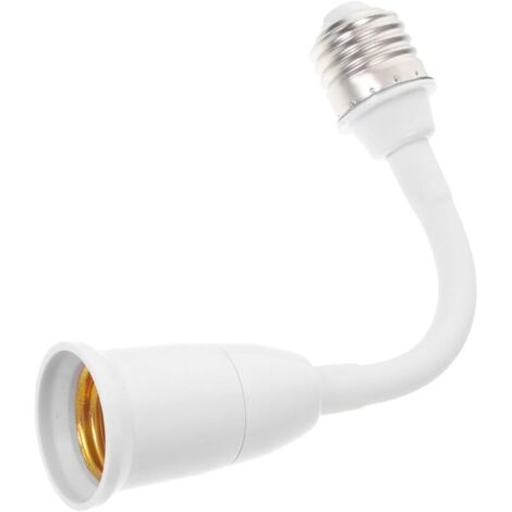 Adaptateur Flexible avec Rallonge pour Douille Ampoule Support pour Éclairage Intérieur et Extérieur Installation Facile