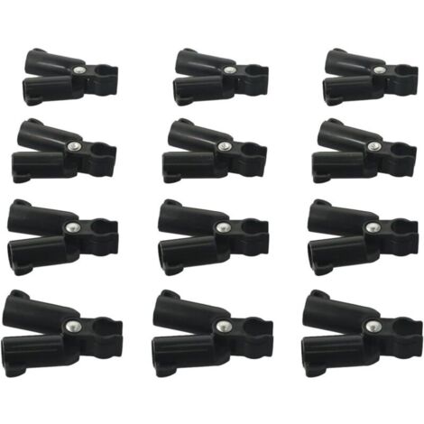 Connecteurs de tuteur de plantes, clip fixe de joint de connexion de type A, clip de connecteur de treillis pour plantes grimpantes pour cages à tomates et plantes grimpantes (16 mm)