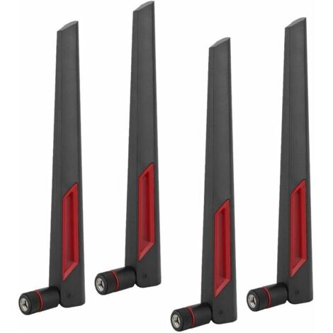 Antenne WiFi, Antenne routeur sans Fil avec antenne directionnelle omnidirectionnelle à Double Bande pour RP-SMA pour ASUS AC68U(4 PIÈCES)