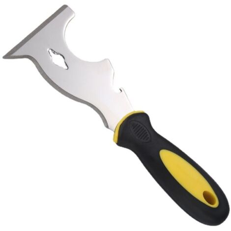 Couteau à mastic multifonctionnel en acier inoxydable, spatule de polissage miroir professionnelle en plastique épaissi 420, spatule à couteau à mastic pour lot