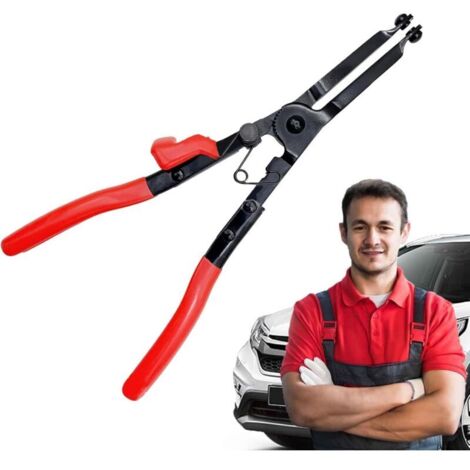 CSPARKV Outil de retrait de suspension d'échappement, pince de suspension d'échappement - Outil de serrage d'extension Outils spécialisés pour l'automobile - Pinces inversées, outils automobiles pour