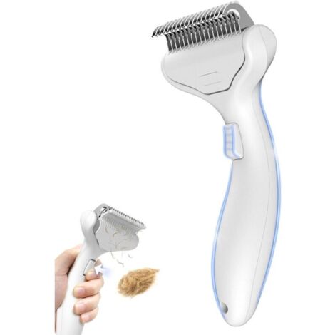 Brosse anti-mue pour chiens et chats – Outil professionnel pour démêlage et démêlage – Peigne de toilettage pour poils longs, bergers allemands et tous animaux (1/4)