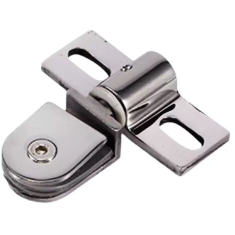 Charnières de porte de douche en acier inoxydable, pivotantes, faciles à installer et à utiliser dans la salle de bain (1/4)