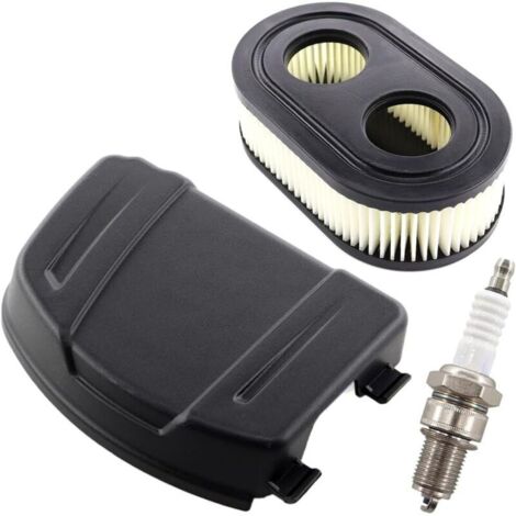 Couvercle de filtre à air 594106, filtre à air pour tondeuse à gazon, bougie d'allumage F6TC, compatible avec les petits modèles verticaux Briggs & Stratton 625E, 625EXi, 650EXi, 675EXi