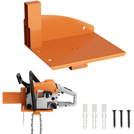 Support de tronçonneuse, support mural pour tronçonneuse Stihl MS250, MS251, MS170, MS171, MS172, support de rangement robuste pour garage, présentoir pour tronçonneuse (1/4)