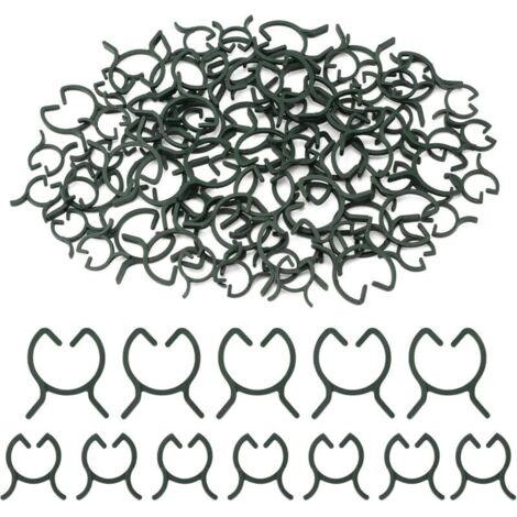 200 Pièces Clips de Support pour Plantes,Attache pour Tomates,Attache pour Plantes Grimpantes,Clips de Fixation Plantes Exterieur,Clips de Jardin,pour Fruit,Légume,Tomates-M+L