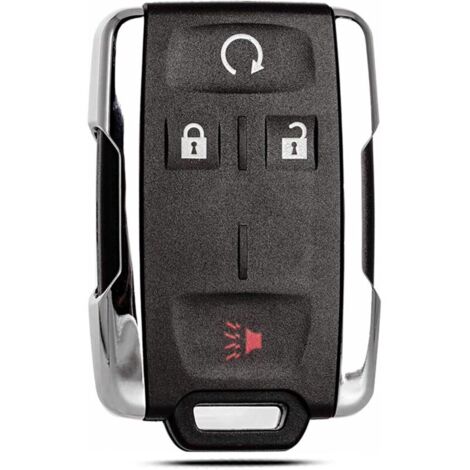 Coque de remplacement pour porte-clés compatible avec les modèles Chevy Silverado, Colorado et GMC Canyon Sierra (2014, 2015, 2016, 2017, 2018, 2019, 2020, 2021)