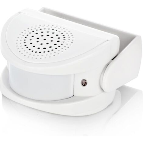 Sonnette sans fil, détecteur de mouvement avec alarme sonore pour porte, entrée, maison, magasin et bureau, alarme de sécurité