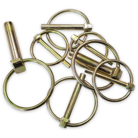 Oc-Pro – Goupilles clips assorties 50 pièces – Longueur 45 mm – Diamètres 4.5/6/8/11 mm – Pour bois dur et teck