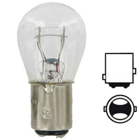 Lot de 10 ampoules P21/5W 12V – Culot Bay15d bi-filament – 21/5 watts pour feux de remorque et véhicules