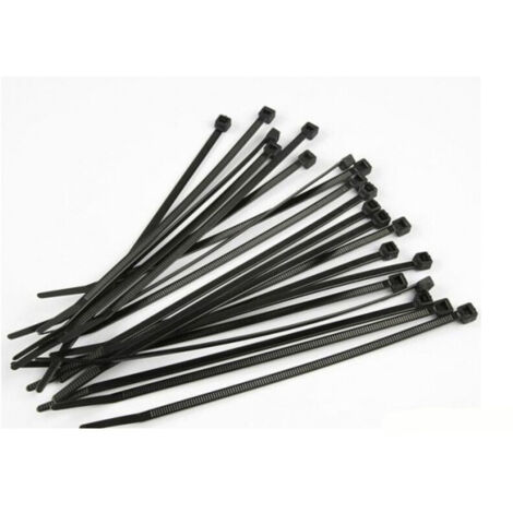 Lot de 40 attaches câbles rilsan noirs 550 mm x 9 mm – Fixation sécurisée pour câbles – Résistantes aux environnements variés