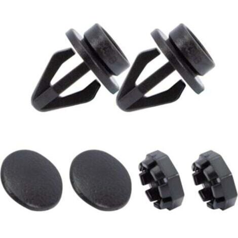 Lot de 2 Clips de Rechange pour étagère de Colis 799161KA2A, Clips de Fixation Plage Arrière Compatible avec Nissan juke 2010-2014