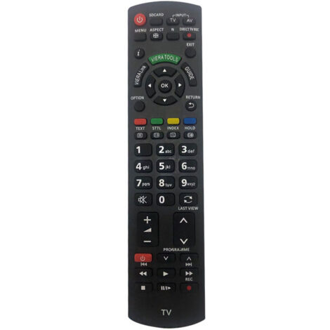 Remplacement telecommande panasonic n2qayb000487 pour Panasonic Viera TV:TH-32LRG20E TX-L42E3B TX-P46S20E TX-P50U30E
