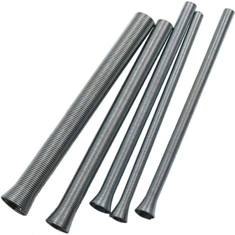 Ensemble de 5 cintreuses à ressort pour tubes flexibles en cuivre et en aluminium de 6, 8, 10, 12 et 16 mm de diamètre