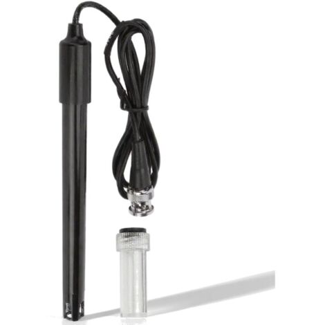 Sonde pH pour piscines, électrode pH 0-14 avec connecteur BNC, haute précision, pour aquariums, piscines, laboratoires, hydroponie