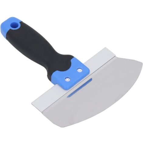 Spatule de peintre courbe, couteaux en acier inoxydable, spatule à mastic rectifiée, truelle courbe rectifiée, spatule courbe, outil à main pour plaques de plâtre