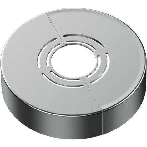 Lot de 2 rosace mitigeur douche 3 tailles en 1, rosace robinet divisée pour Ø 21 mm/26 mm/33 mm,cache tuyau radiateur, rosace robinet douche, rosace filetée, rosace radiateur (70 x 30)