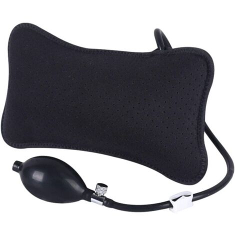 Coussin lombaire gonflable, ferme et respirant pour les voyages, coussin de soutien dorsal en mousse pour voitures, canapés et chaises.
