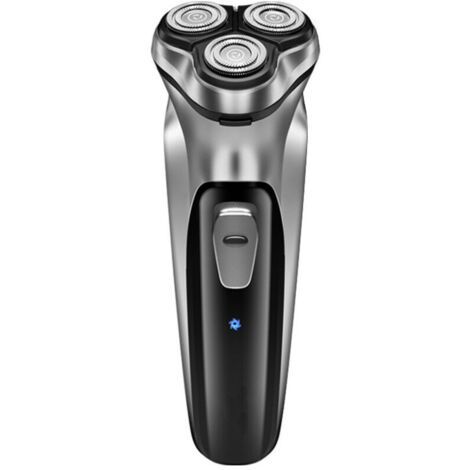 Rasoir électrique pour homme, rechargeable, humide et sec, avec têtes rotatives 3D, écran LCD, portable pour la maison et la salle de bain (1/4)