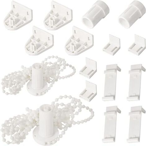 2 kits de rechange pour volets roulants et stores enrouleurs, accessoires de réparation complets (17 mm), mécanisme d'enroulement (1/4)