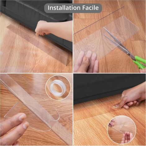 Bloc-jouets Pour Canapé, Lot De 2, Protection Contre Les Chocs, Cache-meubles Pour Sous-lit, Sécurité Maison, 3 Mètres
