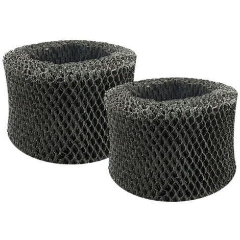 Paquet de 2 Filtres Humidificateur FY2401 FY2401/10 Compatible avec Philips HU4801, HU4802, HU4803, HU4811, HU4813, Remplacement Noir (1/4)