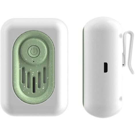 Désodorisant pour réfrigérateur, éliminateur d'odeurs de réfrigérateur, rechargeable par USB, réutilisable, petit purificateur d'air à l'ozone pour réfrigérateur, chaussures, placard, voiture, a (1/4)