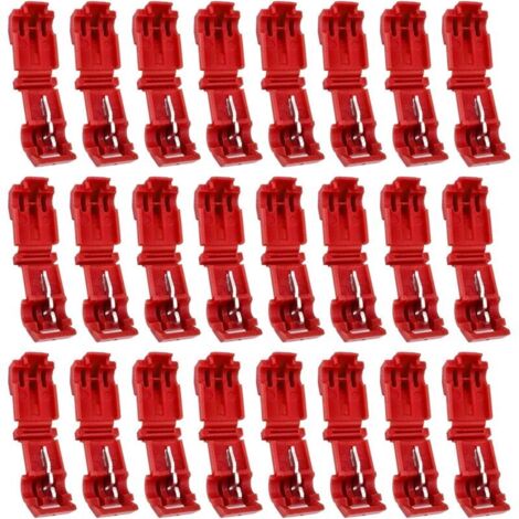 24 pinces de connexion pour robot tondeuse, câble périphérique, connecteur en T, Power Thief pour tondeuses, robots tondeuses, Husqvarna Automower, Worx, Bosch (1/4)